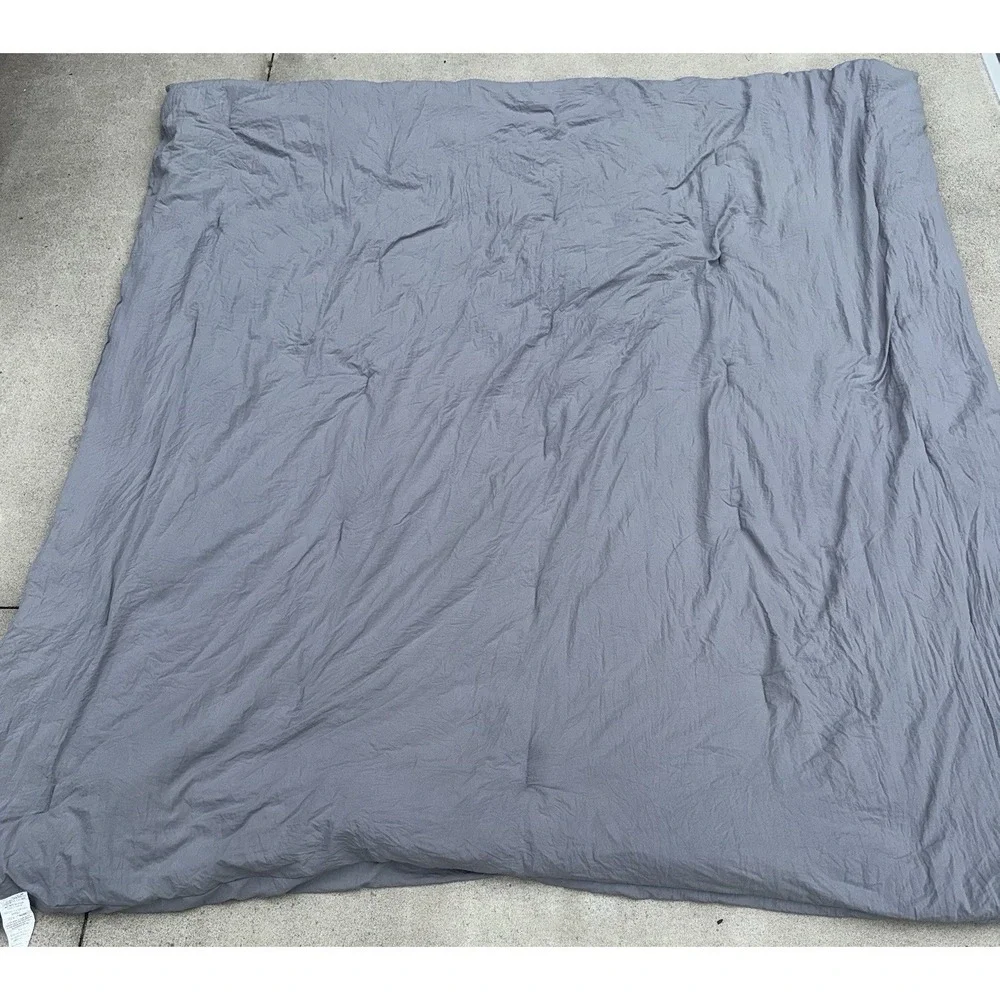 Bedsure Grey Full Size Comforter Set with 2 Pillow Shams Soft Microfiber 3 Piece